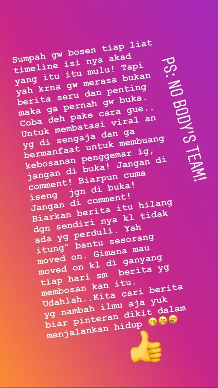 Unggahan Instagram <a href='https://manado.tribunnews.com/tag/andi-soraya' title='Andi Soraya'>Andi Soraya</a>