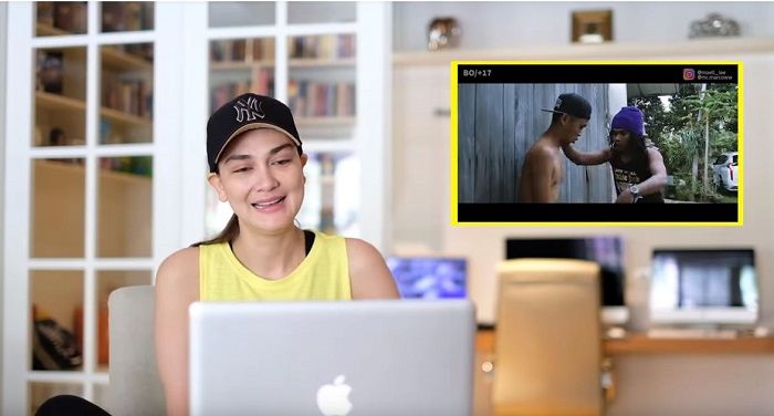 Potret <a href='https://pontianak.tribunnews.com/tag/luna-maya' title='Luna Maya'>Luna Maya</a> sedang tersenyum komentari video Maell Lee