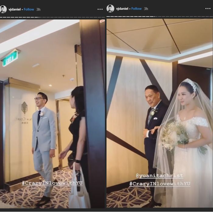 Potret pernikahan Yuanita Christiani