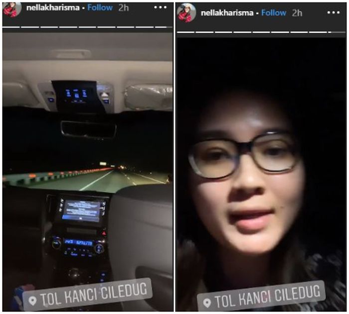 Insta story Nella Kharisma