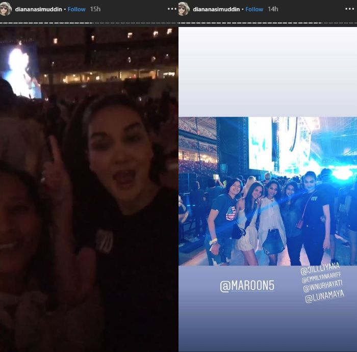 Unggahan Instastory Diana Nasimuddin.