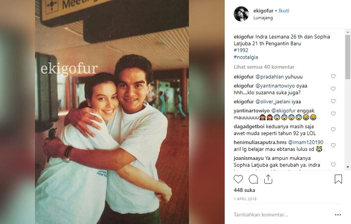 Sophia Latjuba dan Indra Lesmana