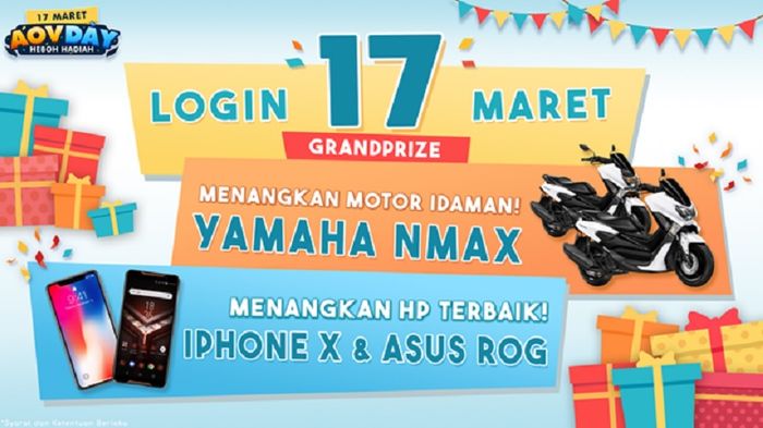 Cuma Pada Aov Day Iphone X Asus Rog Dan Motor Dibagikan Gratis