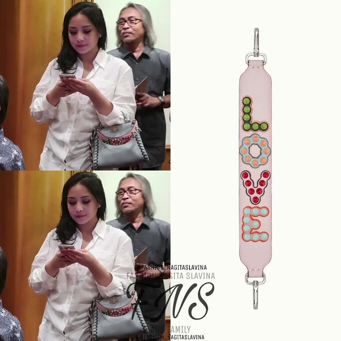 Tali tas milik <a href='https://manado.tribunnews.com/tag/nagita-slavina' title='Nagita Slavina'>Nagita Slavina</a> yang berharga fantastis: Mini Strap You by Fendi