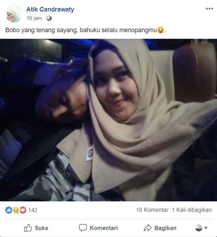 Unggahan Atik Candrawaty.