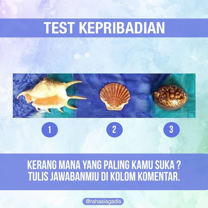 Kerang mana yang kamu pilih?