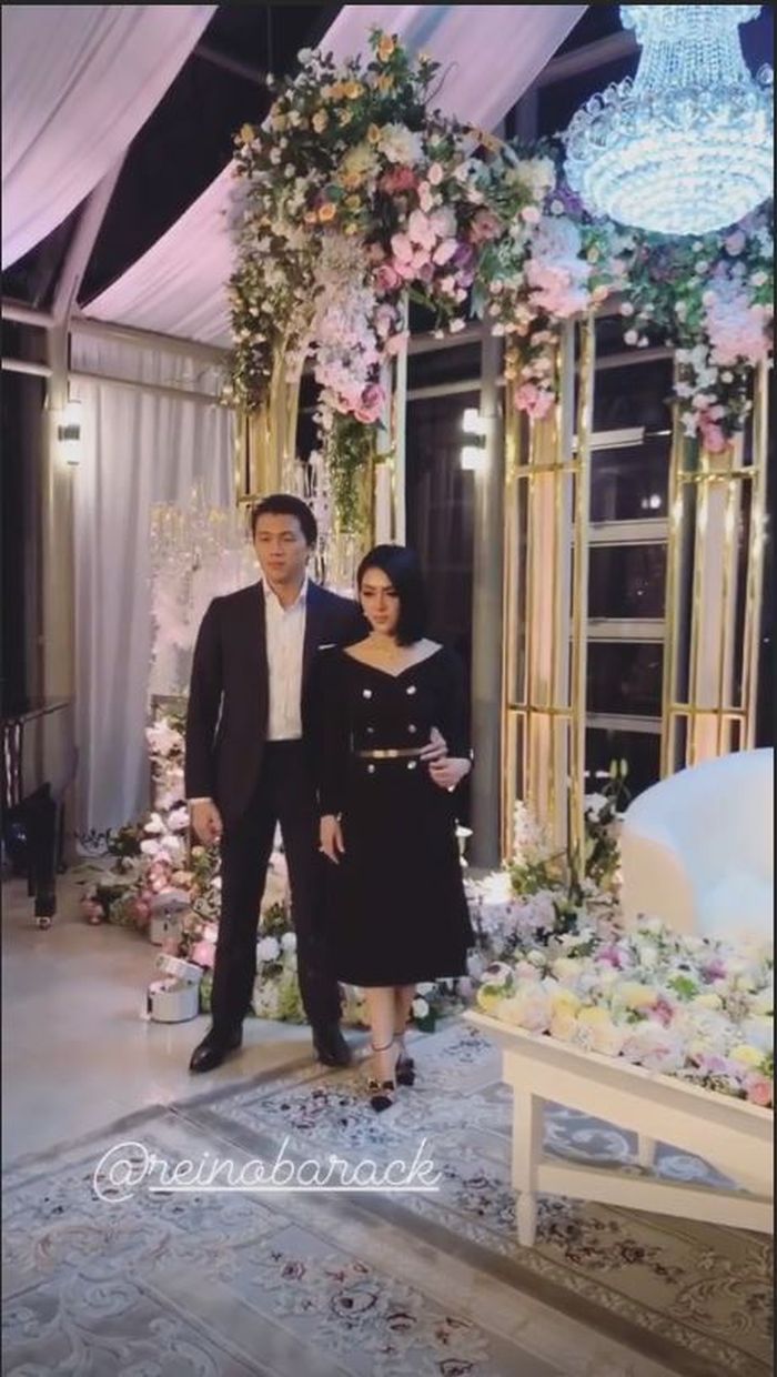 Syahrini dan Reino Barack