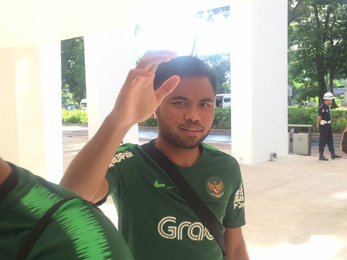 Pemain timnas U-23 Indonesia, Saddil Ramdani, sudah mulai berlatih bersama skuat Garuda Muda