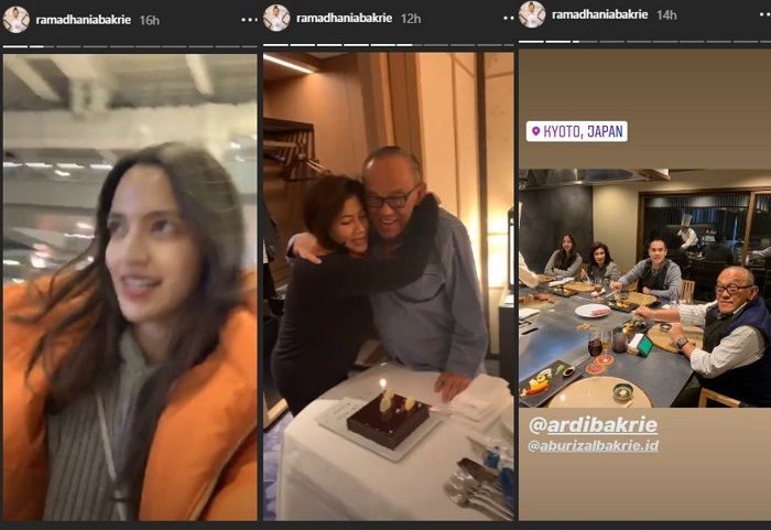 Nia Ramadhani terbang ke Jepang untuk beri surprise pada ibu mertua.