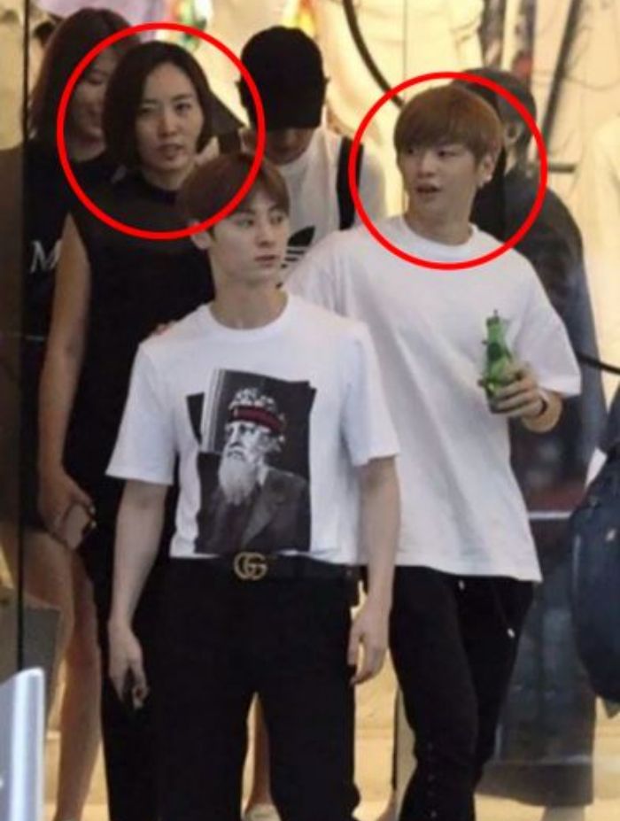Kang Daniel dan seorang teman pengusaha Seungri