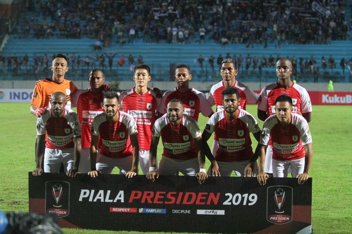 Skuat Persipura Jayapura di Piala Presiden 2019.