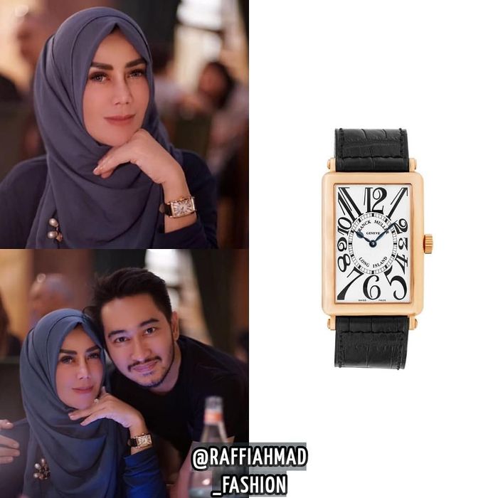 Koleksi jam tangan Amy Qanita mama mertua Nagita Slavina - Franck Muller Long Island Master Complications Automatic Wristwatch