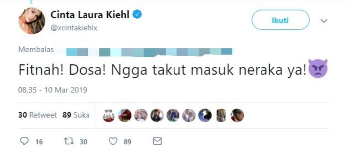 Disebut Pindah Kewarganeraan oleh Netizen, Cinta Laura Berikan Tanggapan