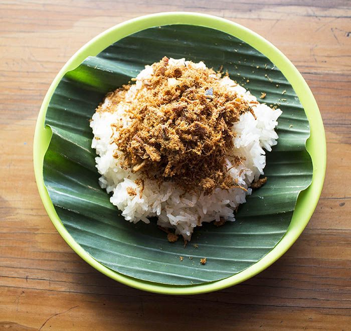 Ilustrasi nasi ketan