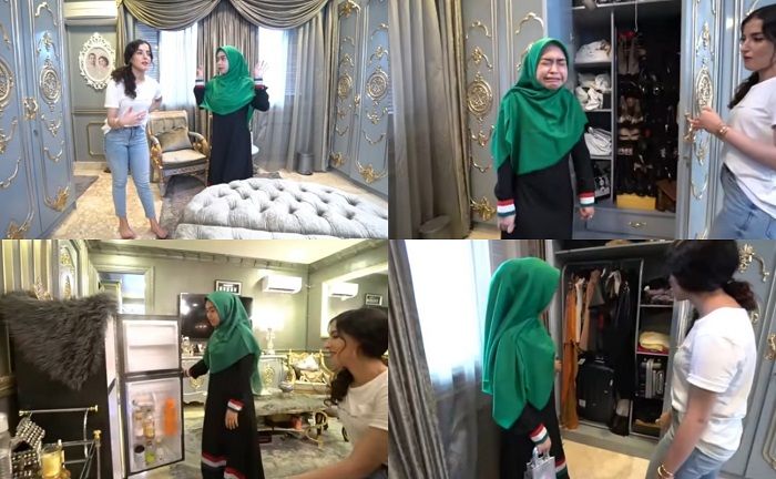 Lemari di kamar Tasya Farasya