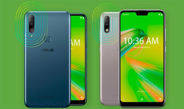 Asus ZenFone Max Shot (kiri), ZenFone Max Plus M2 (kanan)