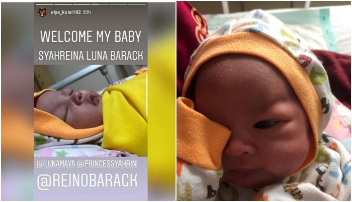 Anak yang diberi nama Syahreina Luna Barack