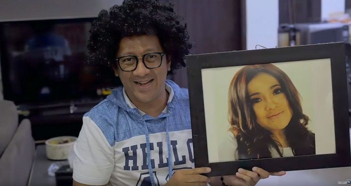 Potret wajah muda Nunung