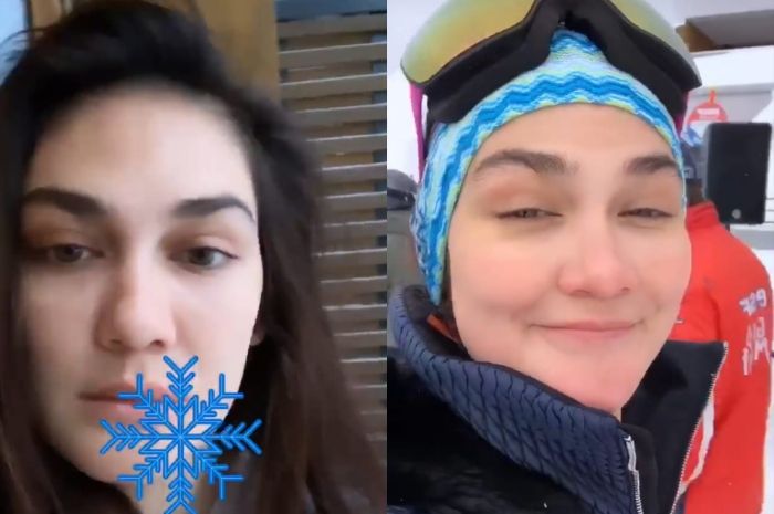Adu Gaya Syahrini vs Luna Maya dengan Wajah Tanpa Makeup Saat Sama-sama Liburan di Prancis, Siapa yang Paling Cantik Natural?