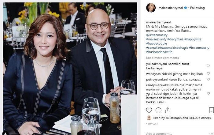 Warganet sebut wajah Maia Estianty semakin mirip dengan Irwan Mussry