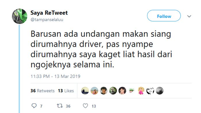 Cerita soal ojol yang bisa bangun rumah mewah 