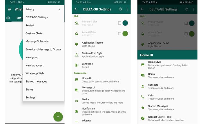 Cara mengubah tampilan WhatsApp