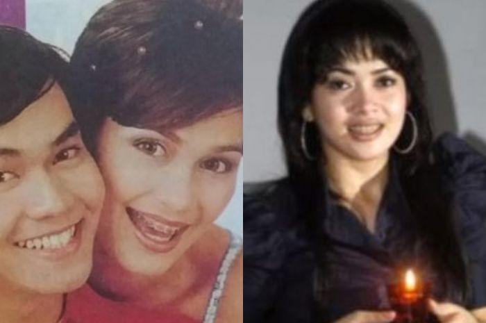 Foto masa remaja Luna Maya (kiri) dan Syahrini (kanan)