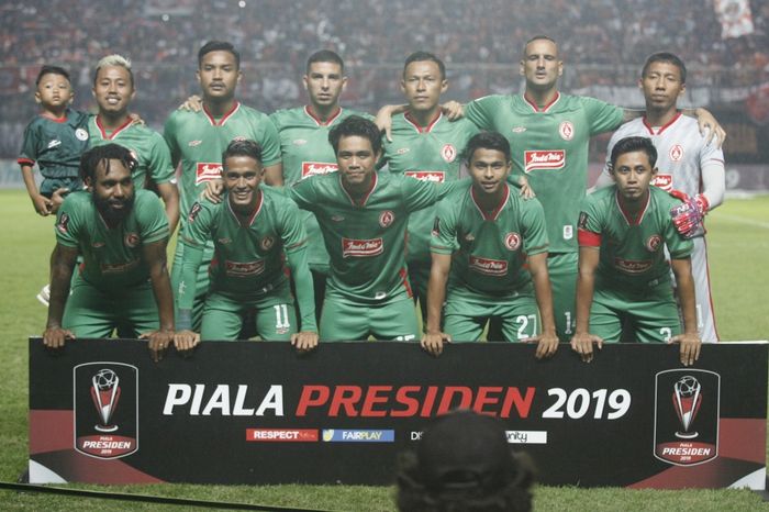 Skuat PSS Sleman di Piala Presiden 2019.
