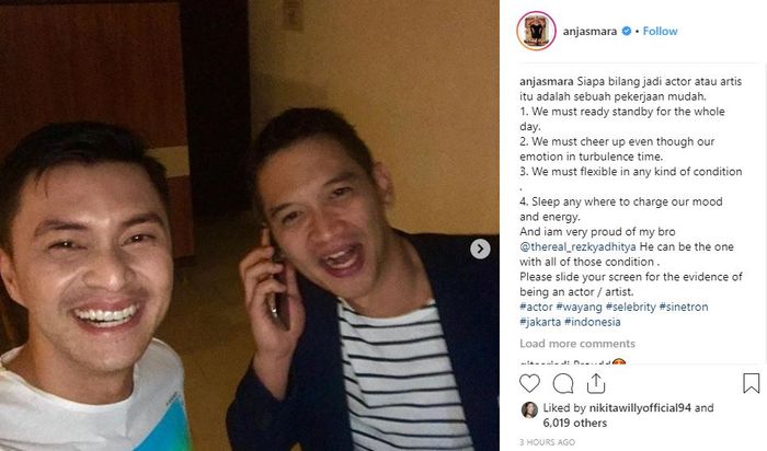 Rezky Aditya Tertangkap Kamera Tidur di Kursi, Anjasmara: Siapa Bilang Jadi Artis Itu Mudah?