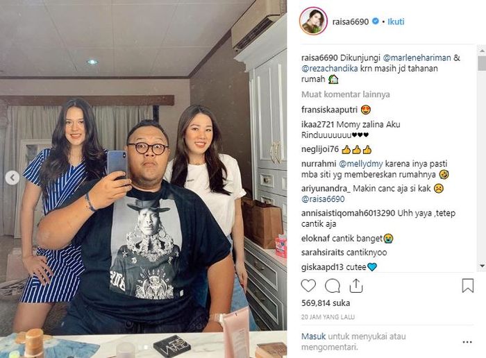 Tubuh langsing Raisa usai melahirkan jadi sorotan warganet