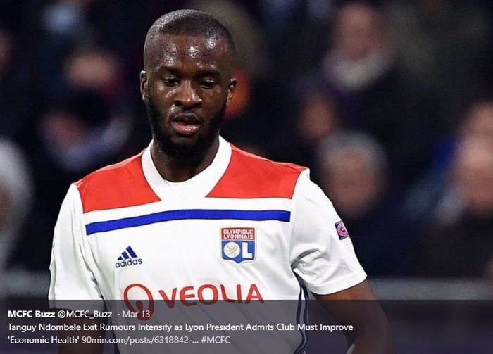 Gelandang Olympique Lyon, Tanguy Ndombele