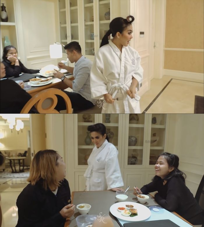 Begini Perlakuan Mengejutkan Syahrini Saat Krunya Sedang Makan, Warganet: 'Pantas Reino Pengen Cepat Nikah!'
