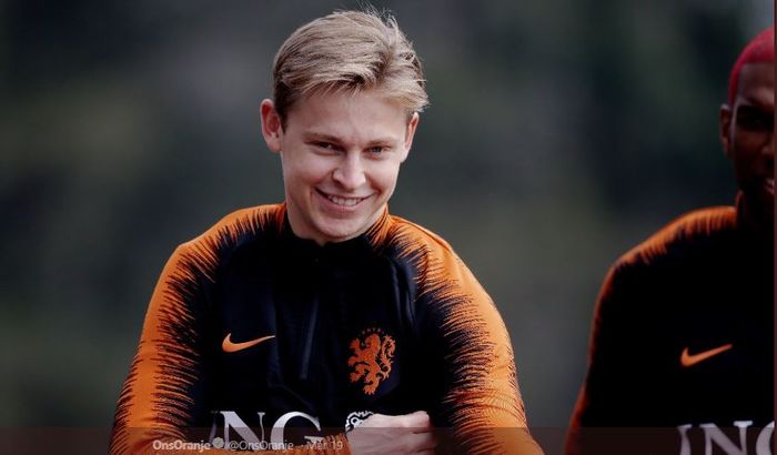 Pemain timnas Belanda, Frenkie de Jong.