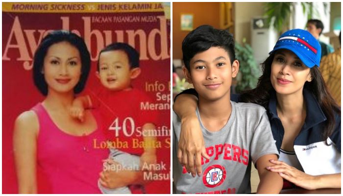 Diah Permatasari kini telah memasuki usia 50 tahun dan ibu dari dua orang putra berparas tampan.