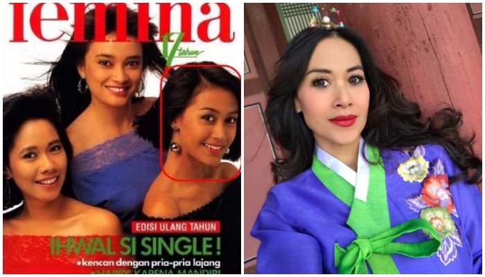 Mengawali karier sebagai gadis sampul, Diah Permatasari tetap cantik bak anak muda.