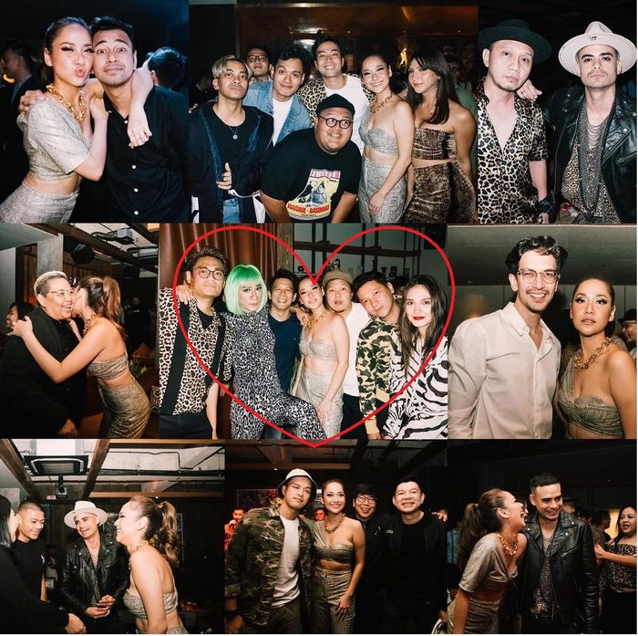 Kebersamaan Luna Maya dan Ariel di ultah Bungan Citra Lestari