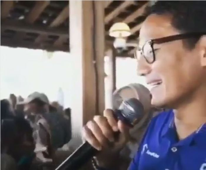 cawapres nomor urut 02, Sandiaga Uno dilamar mahasiswi cantik asal Yogyakarta saat kampanye