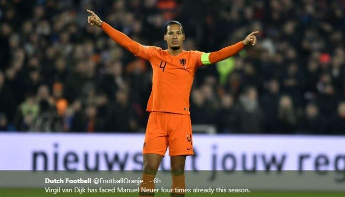 Bek timnas Belanda, Virgil van Dijk.