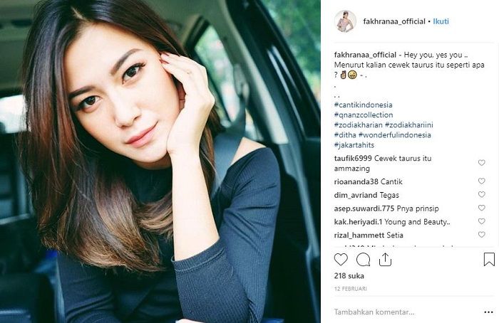 Cantiknya Fakhrana dengan natural makeup