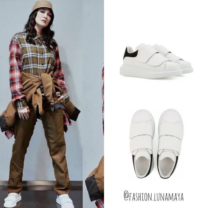 Stylishnya Luna Maya saat kenakan koleksi sneaker mahal