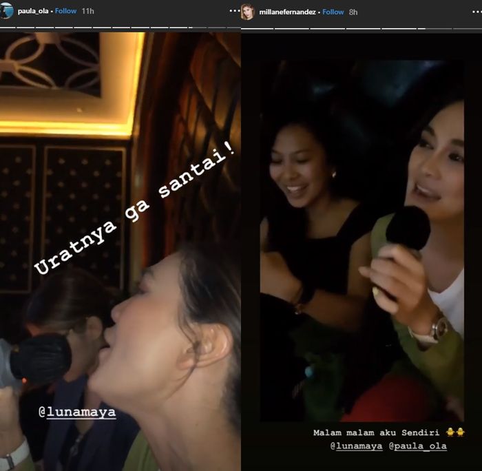 Luna Maya emosional saat <a href='https://pontianak.tribunnews.com/tag/karaoke' title='karaoke'>karaoke</a>an <a href='https://pontianak.tribunnews.com/tag/lagu' title='lagu'>lagu</a> <a href='https://pontianak.tribunnews.com/tag/patah-hati' title='patah hati'>patah hati</a>
