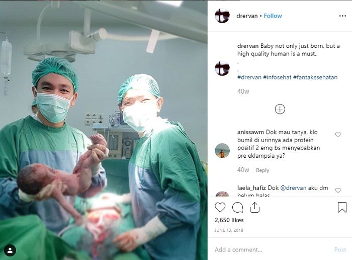 Ervan, dokter yang dikabarkan dekat dengan Ayu Ting Ting