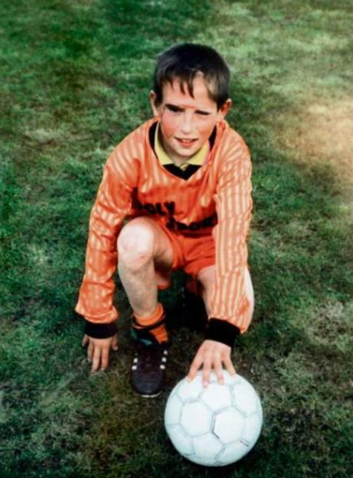 Foto masa kecil Franck Ribery.