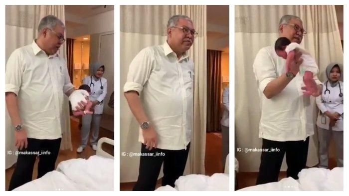 Cara dokter ini menimang bayi membuat penonton deg-degan