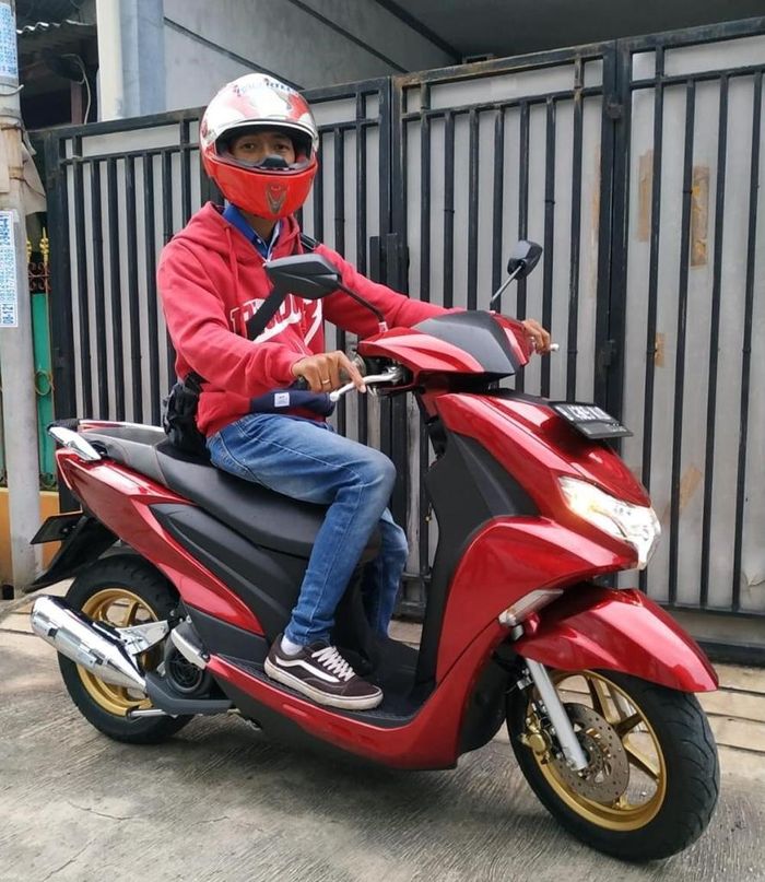 Heru, pengguna Yamaha FreeGo
