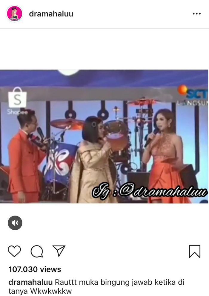 Syahrini saat ditanya Jedar
