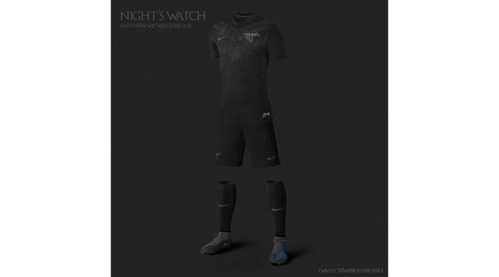 Seragam sepak bola ala Game of Thrones yang dibuat oleh desainer Nerea Palacios.