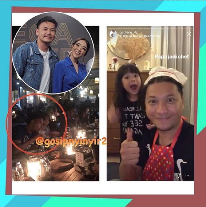 Gisel Dinner bareng Wijin, Gading masak buat Gempi