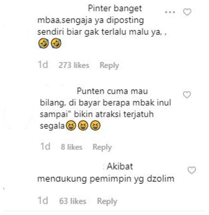 Usai unggah video dirinya terjatuh, Inu Daratista langsung banjir hujatan dari netizen