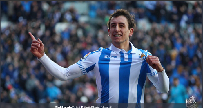 Mikel Oyarzabal, bintang Real Sociedad.